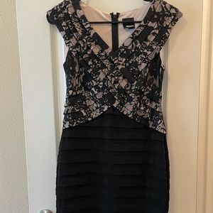 Black bodycon dress